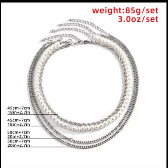 Punk HipHop Twisted Silver Color Choker Necklace - Picture 3 of 4